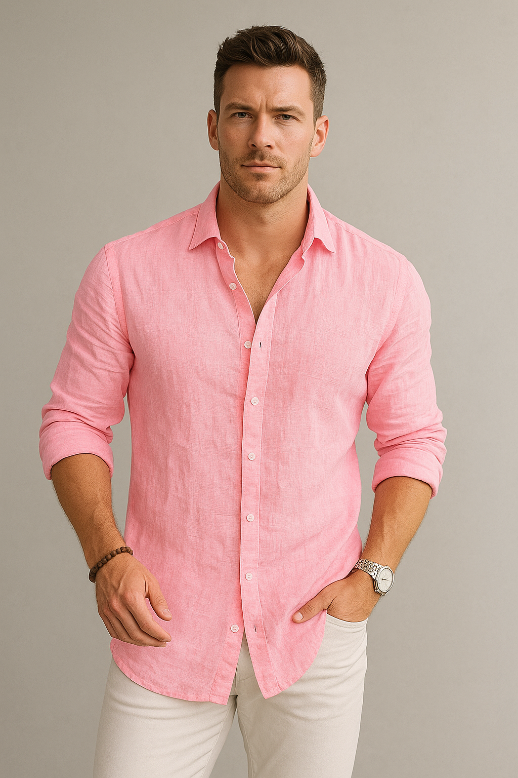 AXIMO Premium Linen Shirt