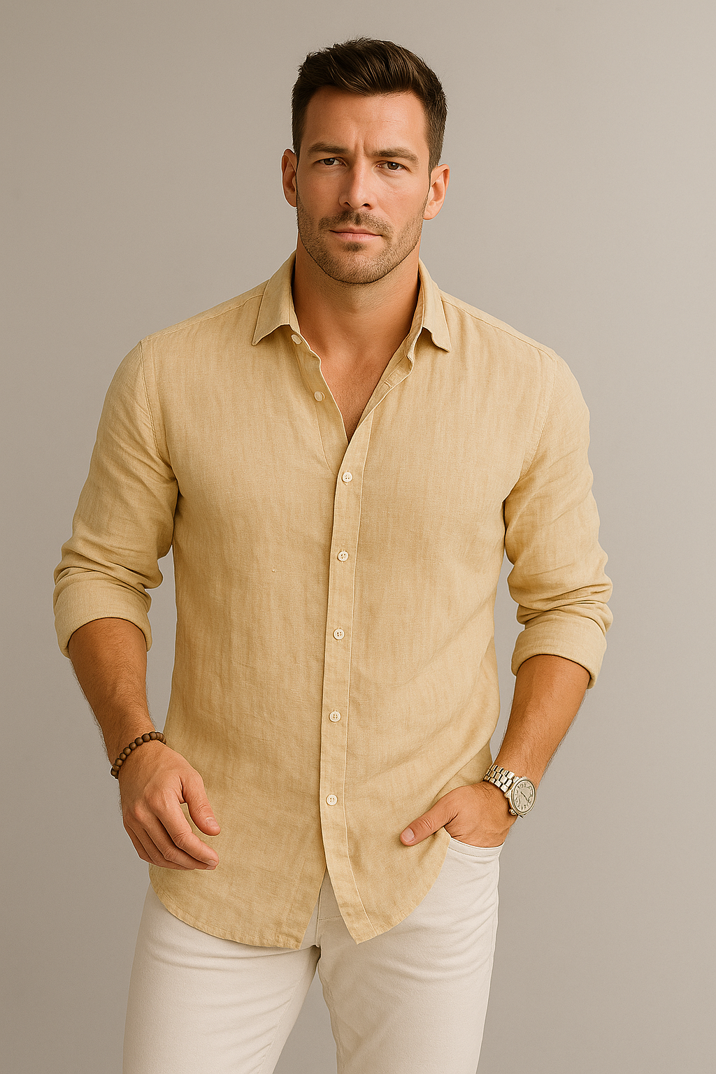 AXIMO Premium Linen Shirt